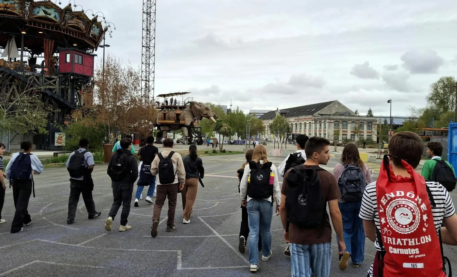 Les étudiants de Master 1 à la découverte du territoire sportif nantais