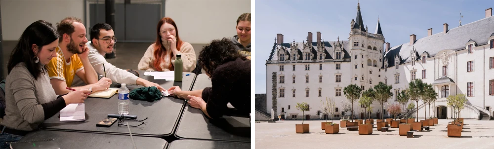 écriture au Château