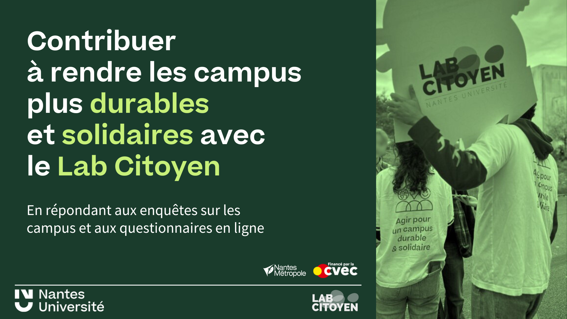 Enquêtes du Lab Citoyen : participez aux projets accompagnés 